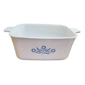 Corning Ware Blue Cornflower Meatloaf/Bread Pan Vintage